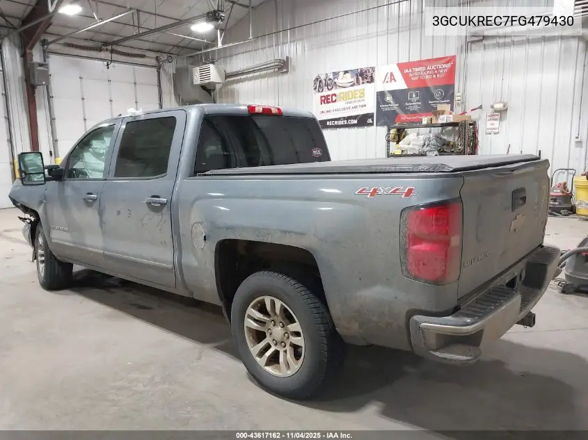 3GCUKREC7FG479430 2015 Chevrolet Silverado 1500 1Lt