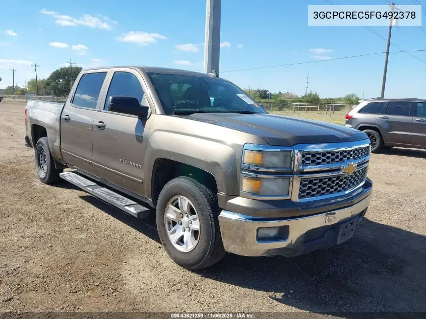 3GCPCREC5FG492378 2015 Chevrolet Silverado 1500 1Lt