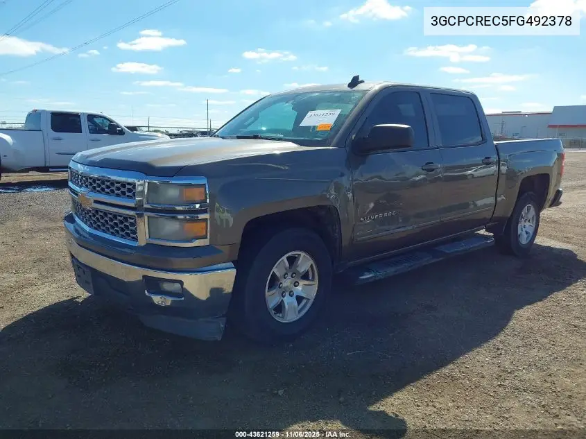 3GCPCREC5FG492378 2015 Chevrolet Silverado 1500 1Lt
