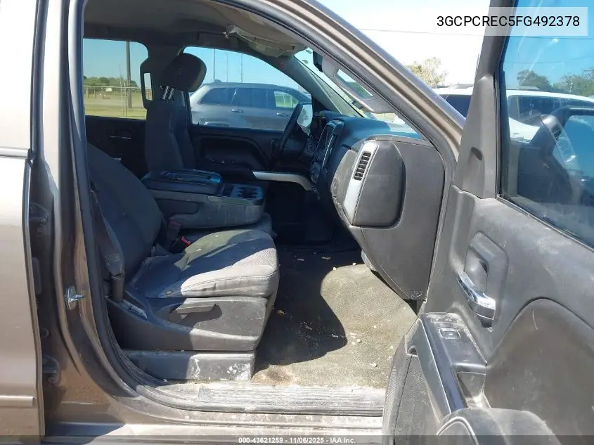 3GCPCREC5FG492378 2015 Chevrolet Silverado 1500 1Lt