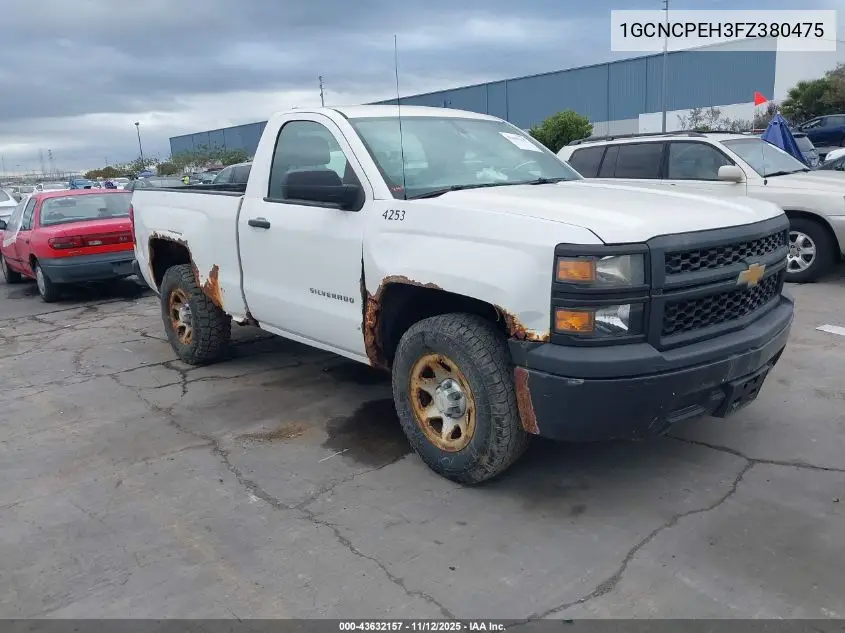 1GCNCPEH3FZ380475 2015 Chevrolet Silverado 1500 Wt
