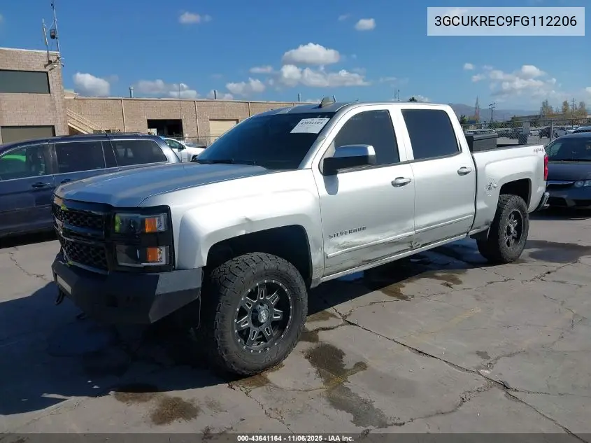3GCUKREC9FG112206 2015 Chevrolet Silverado 1500 1Lt