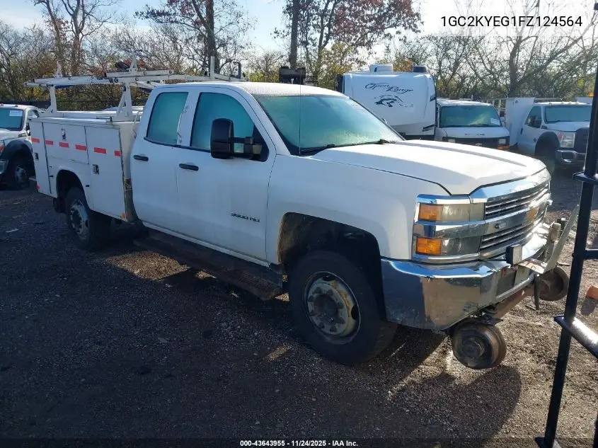 1GC2KYEG1FZ124564 2015 Chevrolet Silverado 3500Hd Wt