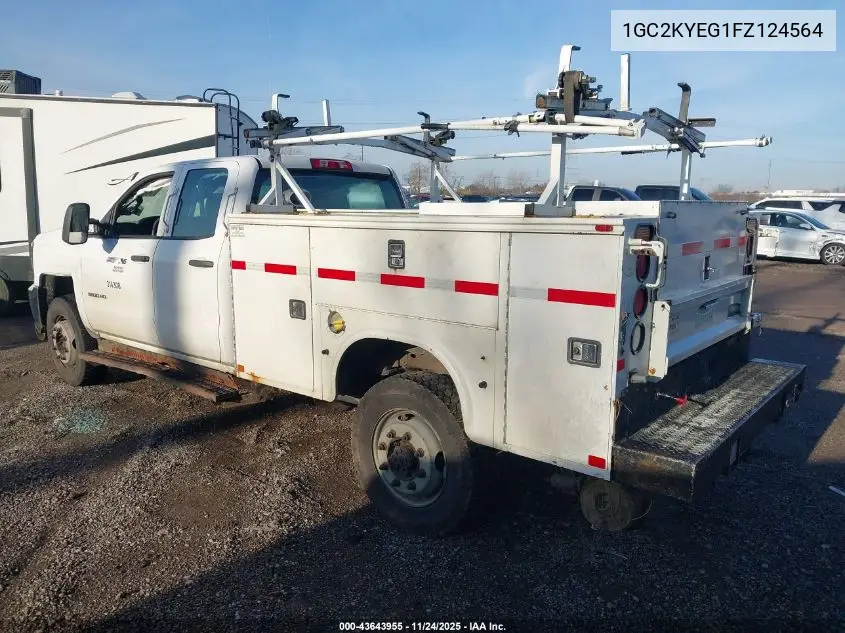 1GC2KYEG1FZ124564 2015 Chevrolet Silverado 3500Hd Wt