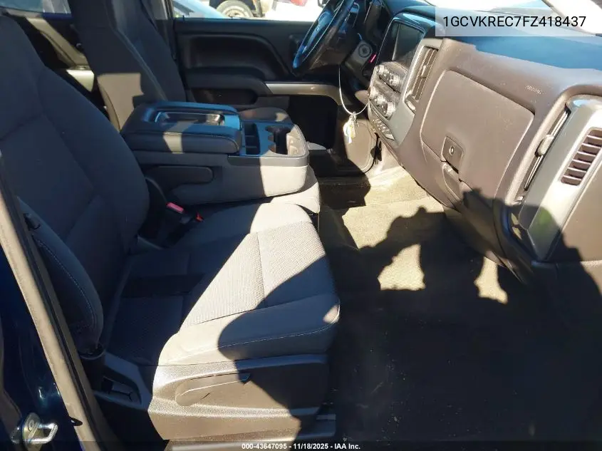 1GCVKREC7FZ418437 2015 Chevrolet Silverado 1500 1Lt