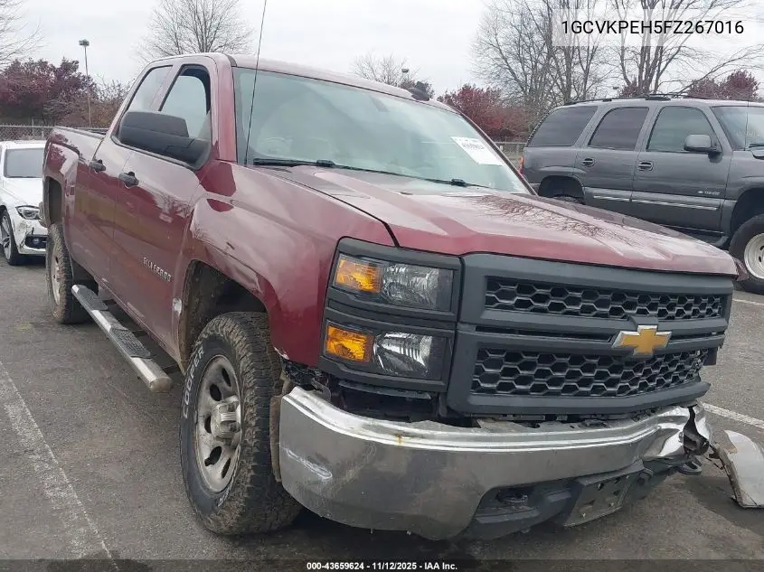 1GCVKPEH5FZ267016 2015 Chevrolet Silverado 1500 Wt