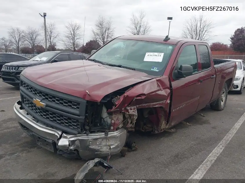 1GCVKPEH5FZ267016 2015 Chevrolet Silverado 1500 Wt