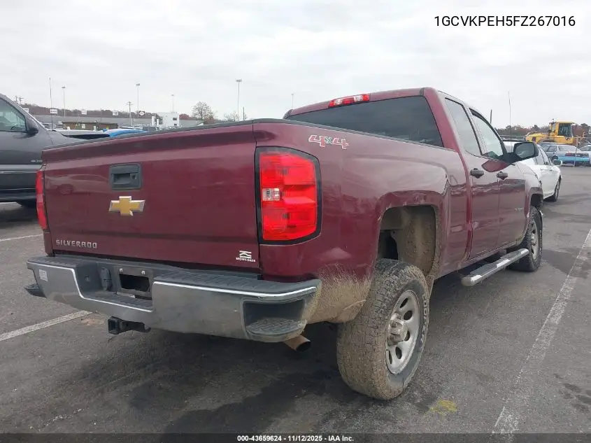1GCVKPEH5FZ267016 2015 Chevrolet Silverado 1500 Wt