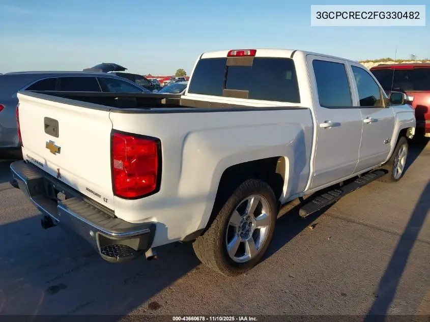 3GCPCREC2FG330482 2015 Chevrolet Silverado 1500 1Lt