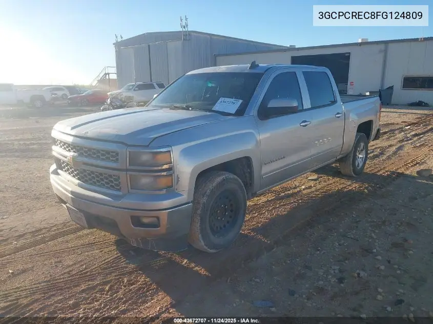 3GCPCREC8FG124809 2015 Chevrolet Silverado 1500 1Lt