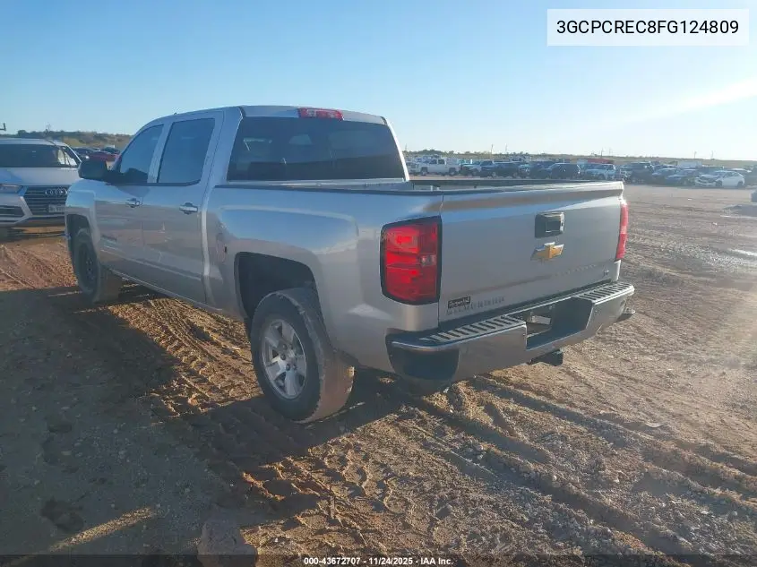 3GCPCREC8FG124809 2015 Chevrolet Silverado 1500 1Lt