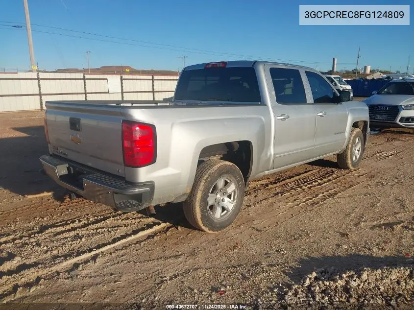 3GCPCREC8FG124809 2015 Chevrolet Silverado 1500 1Lt