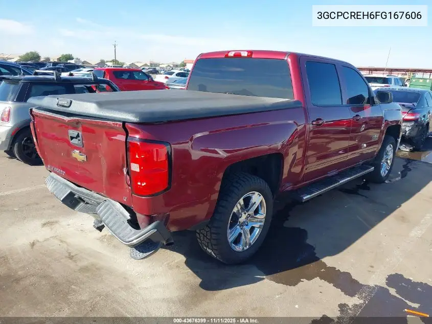 3GCPCREH6FG167606 2015 Chevrolet Silverado 1500 1Lt