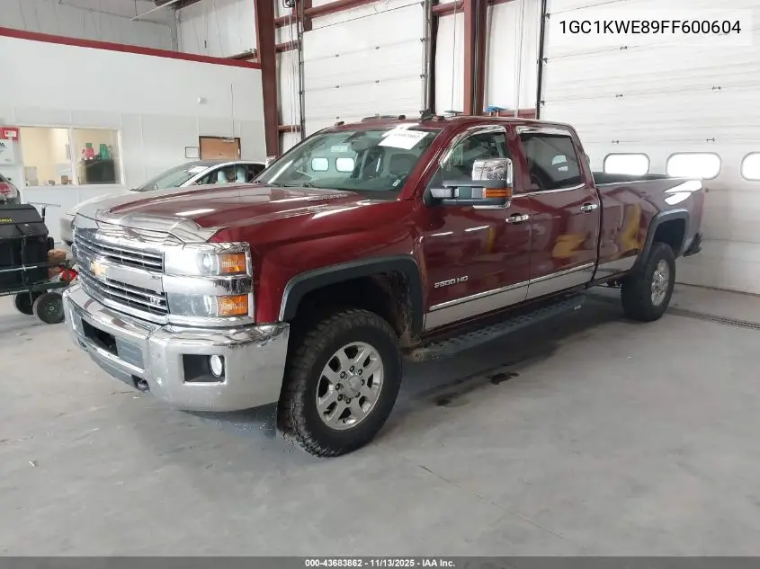 1GC1KWE89FF600604 2015 Chevrolet Silverado 2500Hd Ltz