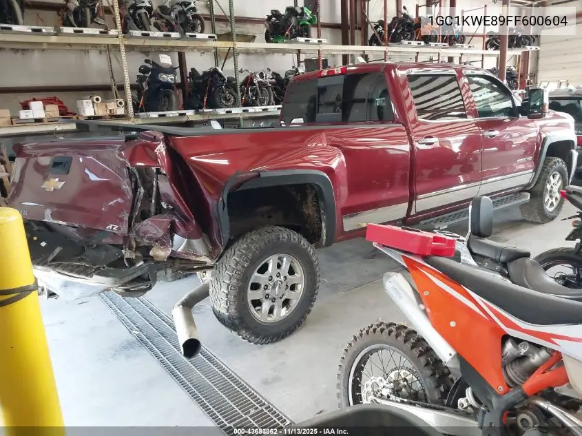 1GC1KWE89FF600604 2015 Chevrolet Silverado 2500Hd Ltz