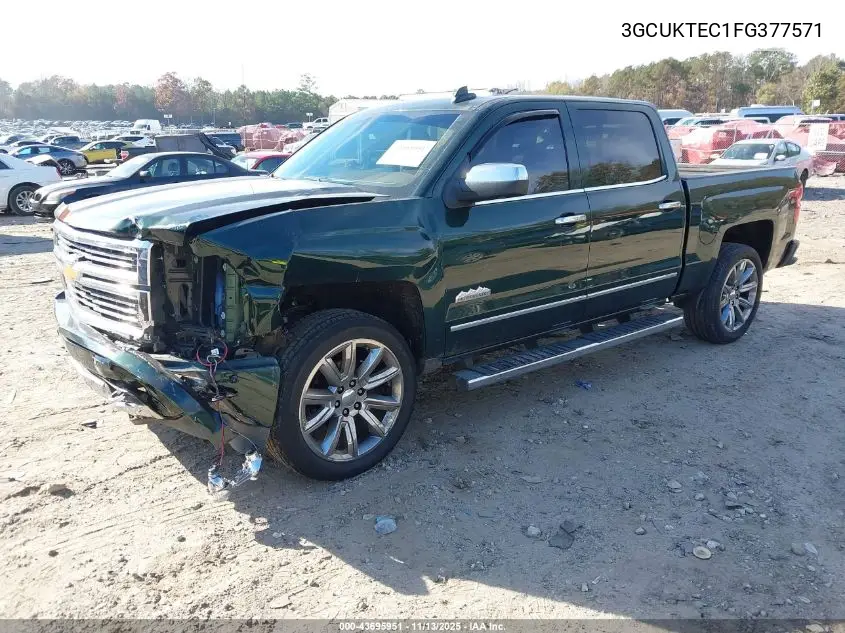 3GCUKTEC1FG377571 2015 Chevrolet Silverado 1500 High Country