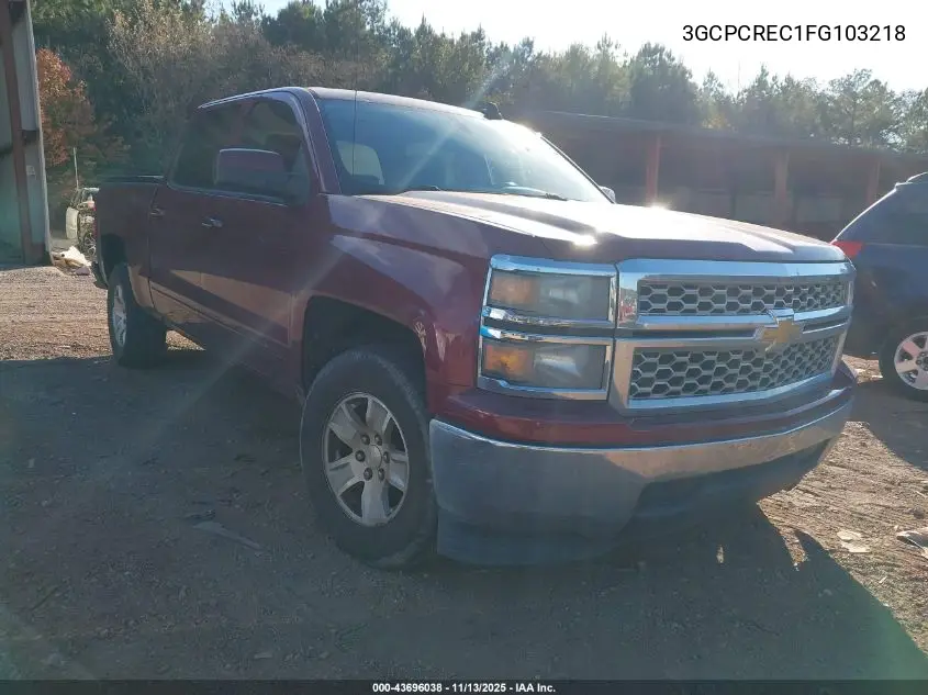 3GCPCREC1FG103218 2015 Chevrolet Silverado 1500 1Lt