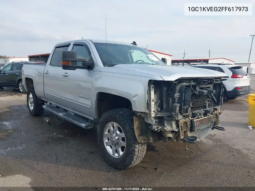1GC1KVEG2FF617973 2015 Chevrolet Silverado 2500Hd Lt