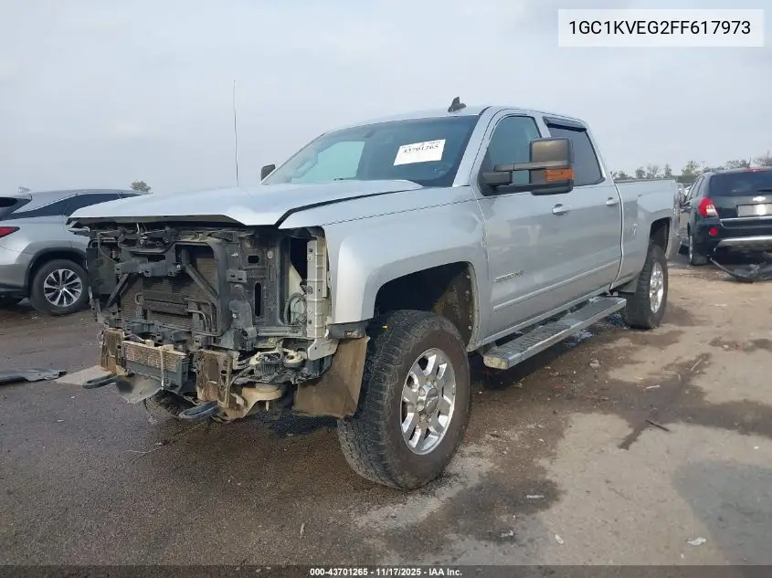 1GC1KVEG2FF617973 2015 Chevrolet Silverado 2500Hd Lt