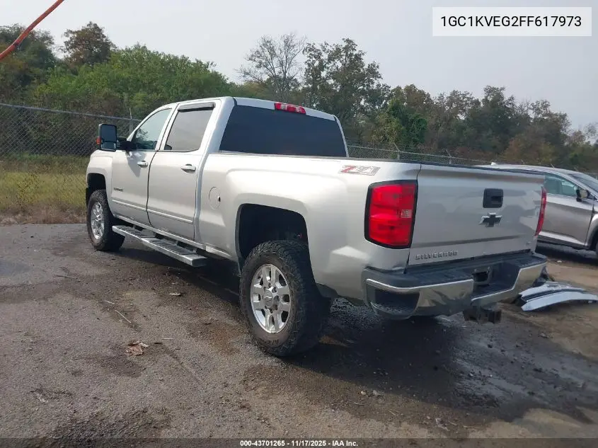 1GC1KVEG2FF617973 2015 Chevrolet Silverado 2500Hd Lt