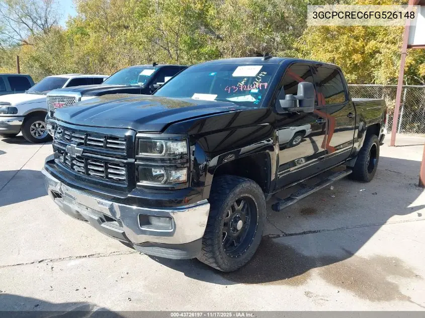 3GCPCREC6FG526148 2015 Chevrolet Silverado 1500 1Lt