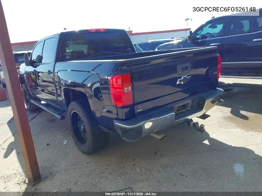 3GCPCREC6FG526148 2015 Chevrolet Silverado 1500 1Lt