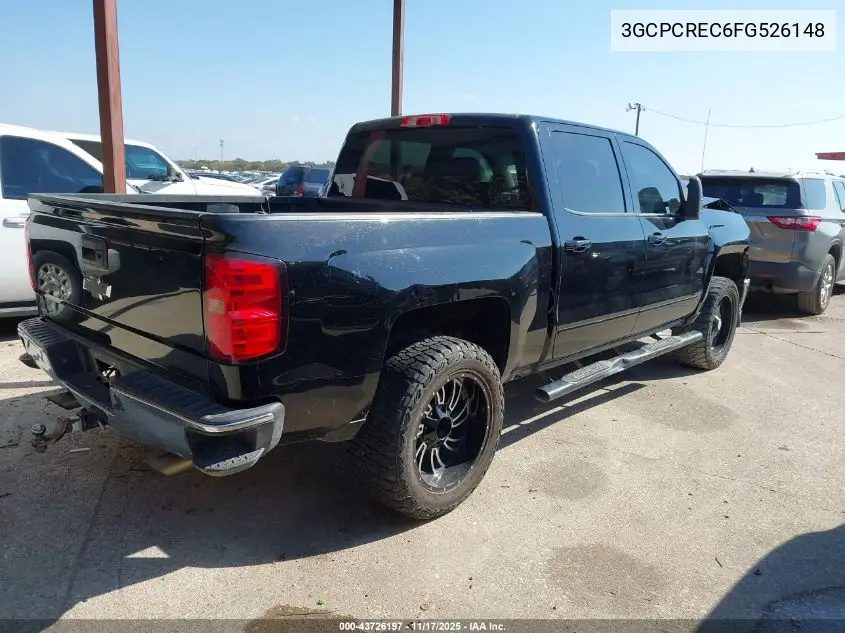 3GCPCREC6FG526148 2015 Chevrolet Silverado 1500 1Lt