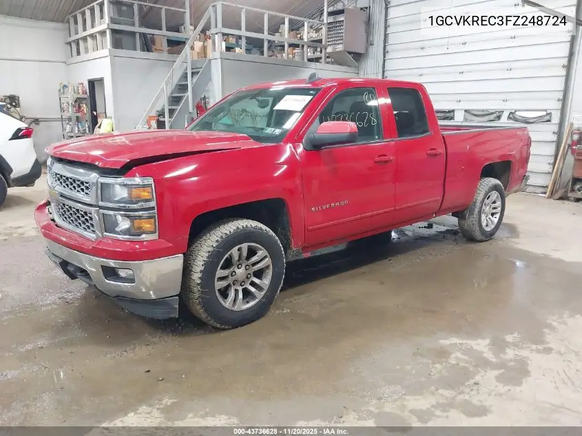 1GCVKREC3FZ248724 2015 Chevrolet Silverado 1500 1Lt