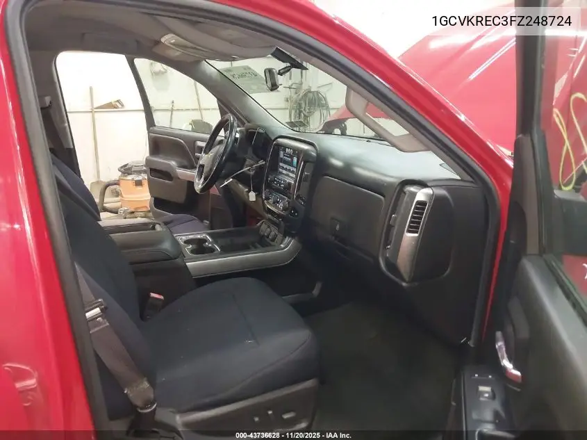 1GCVKREC3FZ248724 2015 Chevrolet Silverado 1500 1Lt