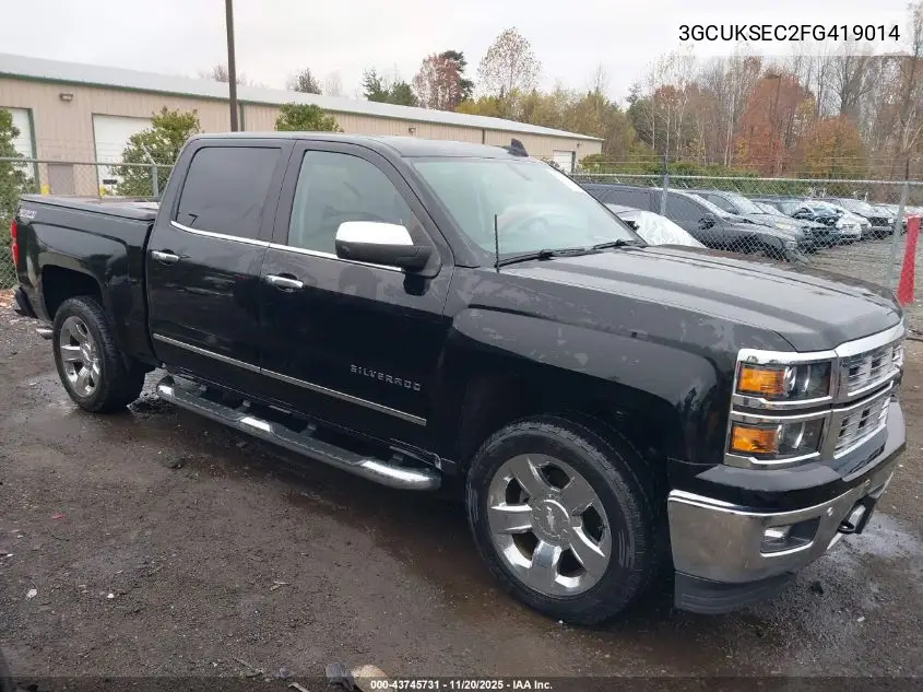 3GCUKSEC2FG419014 2015 Chevrolet Silverado 1500 2Lz