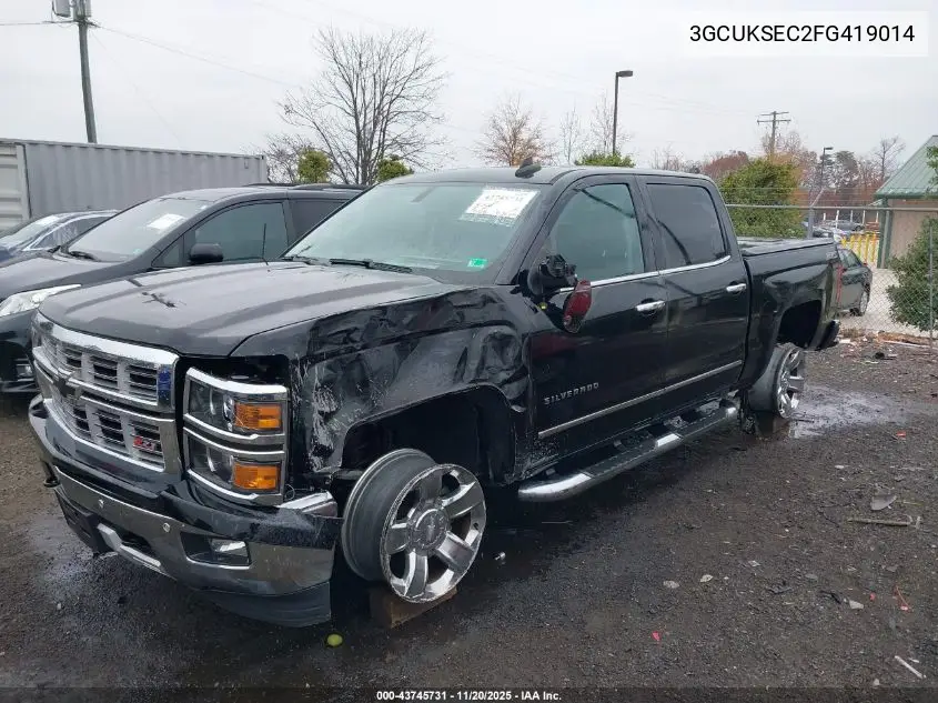 3GCUKSEC2FG419014 2015 Chevrolet Silverado 1500 2Lz
