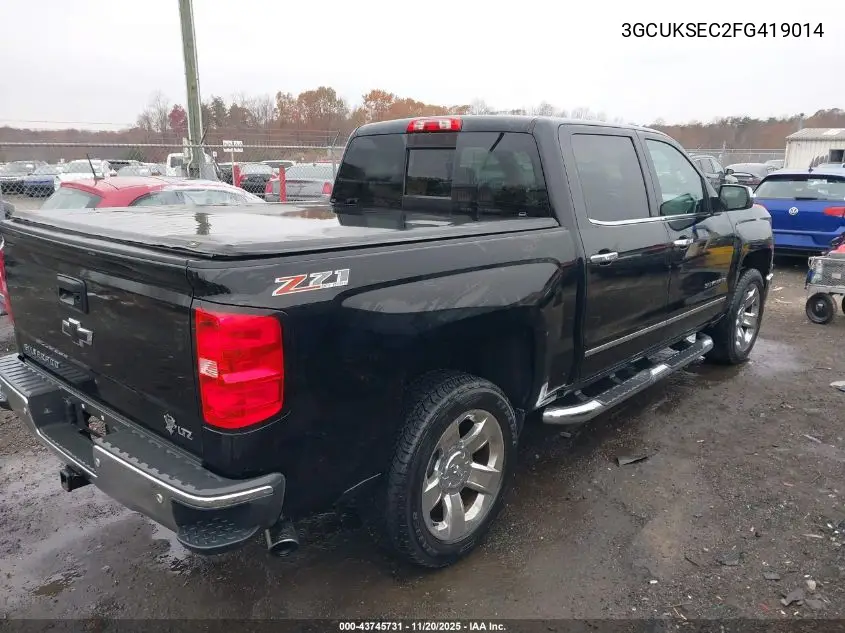 3GCUKSEC2FG419014 2015 Chevrolet Silverado 1500 2Lz