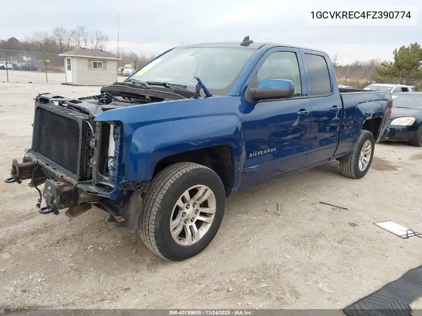 1GCVKREC4FZ390774 2015 Chevrolet Silverado 1500 2Lt