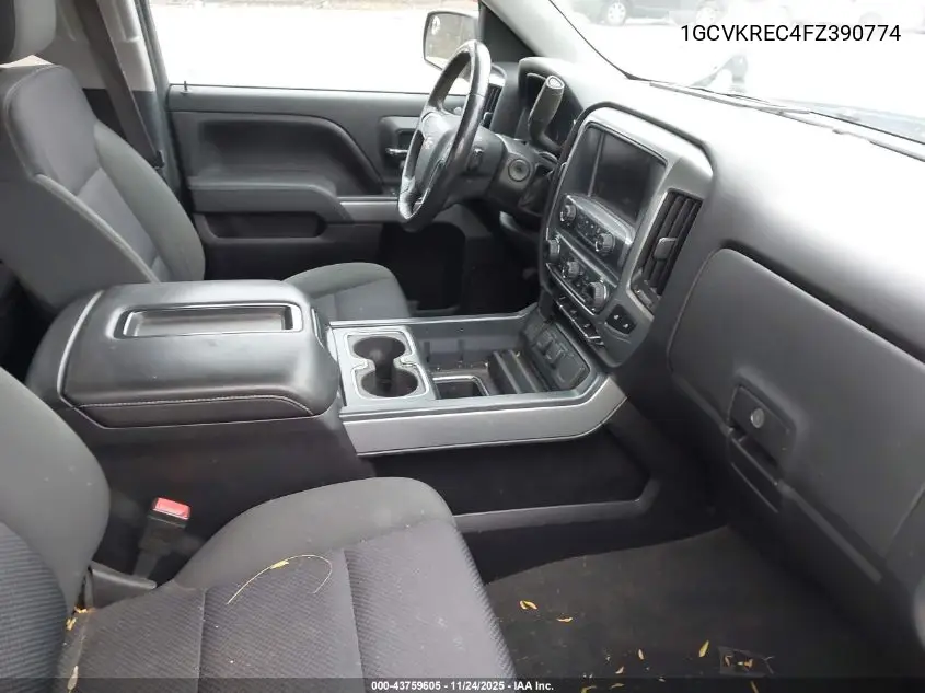 1GCVKREC4FZ390774 2015 Chevrolet Silverado 1500 2Lt