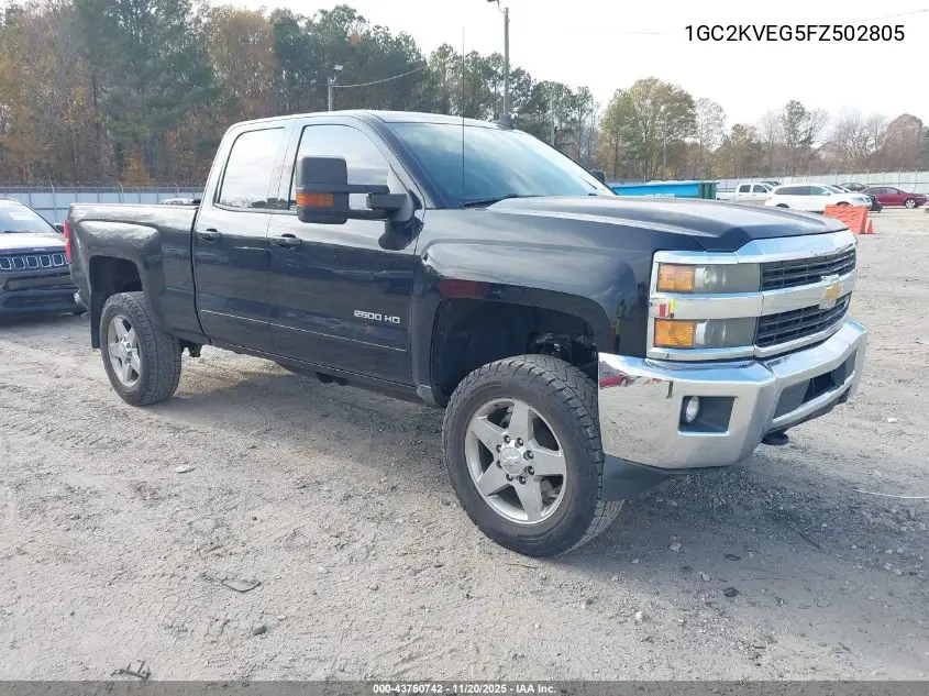 1GC2KVEG5FZ502805 2015 Chevrolet Silverado 2500Hd Lt
