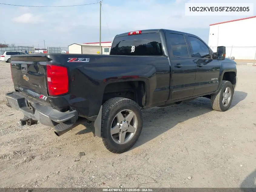 1GC2KVEG5FZ502805 2015 Chevrolet Silverado 2500Hd Lt