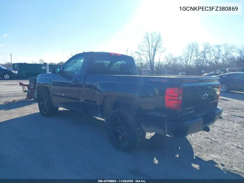 1GCNKPEC3FZ380869 2015 Chevrolet Silverado 1500 Wt