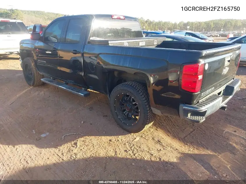 1GCRCREH2FZ165750 2015 Chevrolet Silverado 1500 1Lt