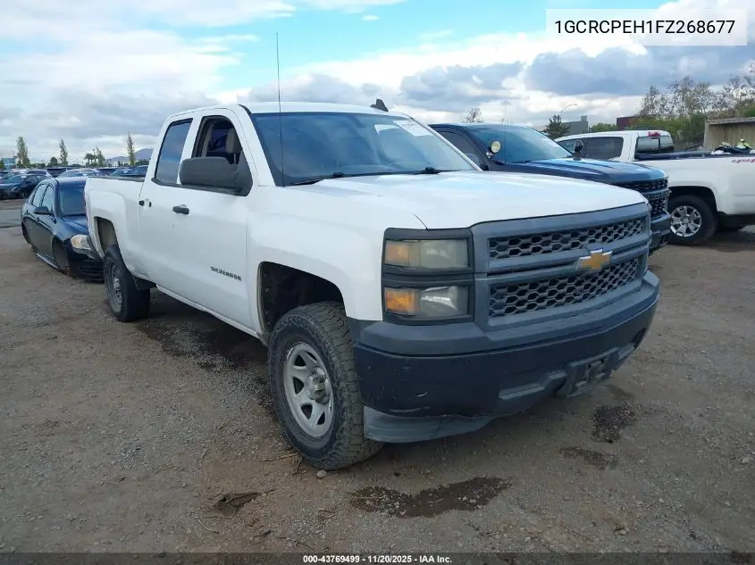 1GCRCPEH1FZ268677 2015 Chevrolet Silverado 1500 Wt