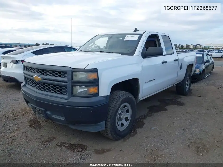 1GCRCPEH1FZ268677 2015 Chevrolet Silverado 1500 Wt