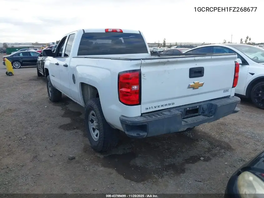 1GCRCPEH1FZ268677 2015 Chevrolet Silverado 1500 Wt