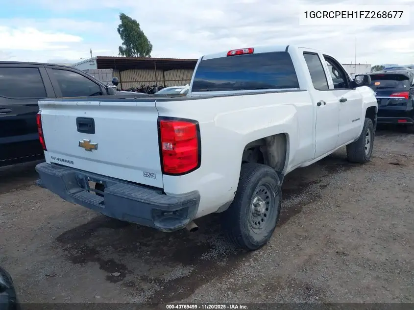 1GCRCPEH1FZ268677 2015 Chevrolet Silverado 1500 Wt