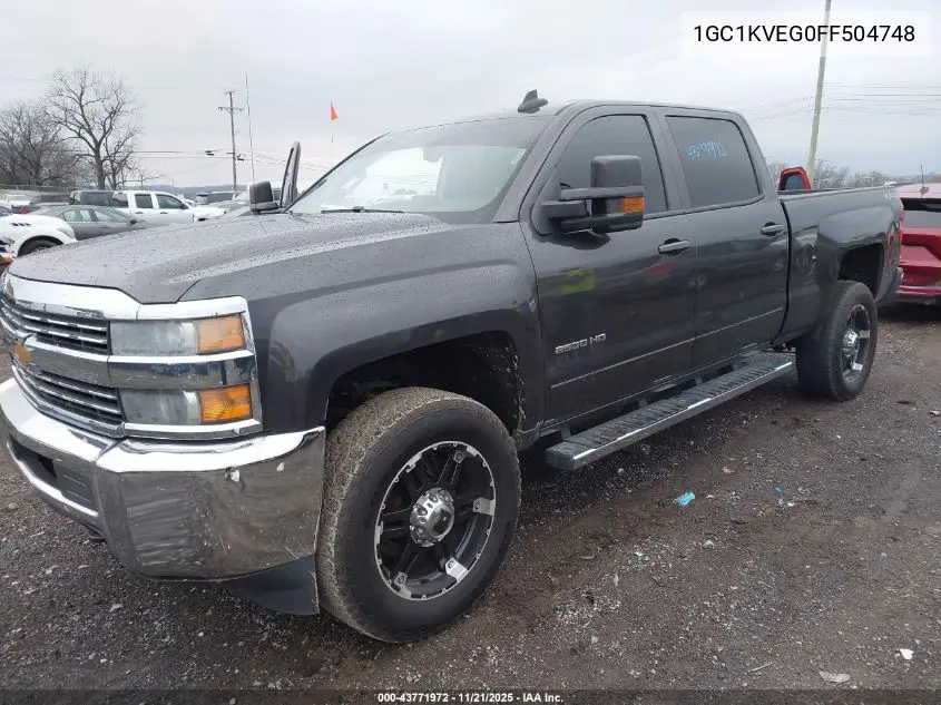 1GC1KVEG0FF504748 2015 Chevrolet Silverado 2500Hd Lt