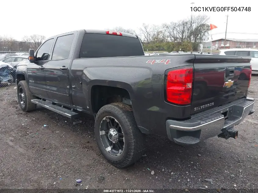 1GC1KVEG0FF504748 2015 Chevrolet Silverado 2500Hd Lt
