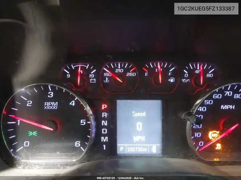 1GC2KUEG5FZ133387 2015 Chevrolet Silverado 2500Hd Wt