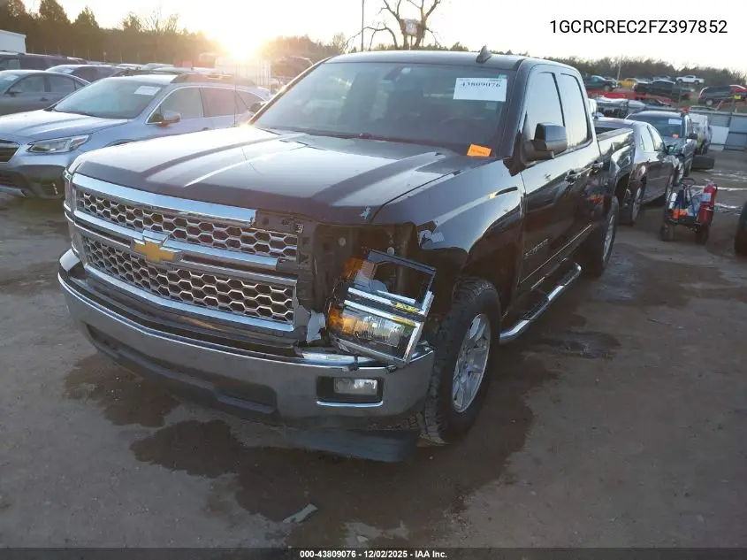 1GCRCREC2FZ397852 2015 Chevrolet Silverado 1500 1Lt