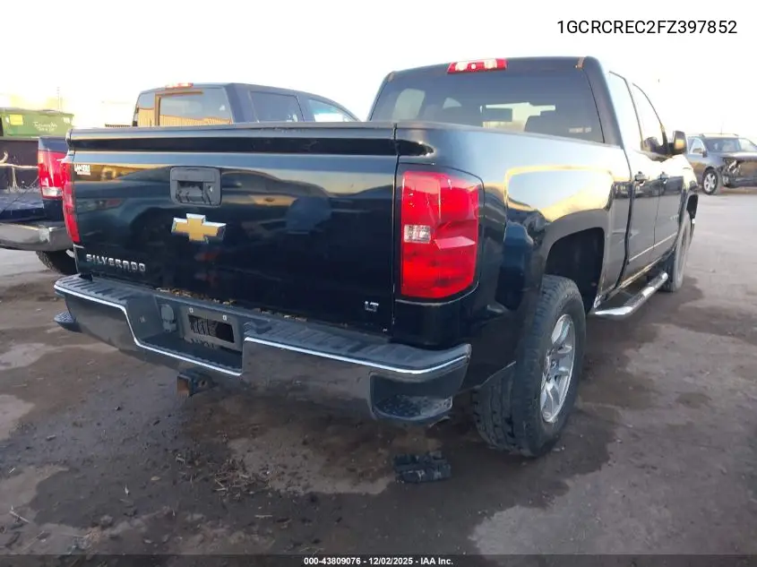 1GCRCREC2FZ397852 2015 Chevrolet Silverado 1500 1Lt