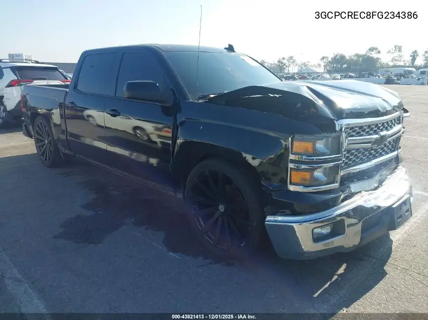 3GCPCREC8FG234386 2015 Chevrolet Silverado 1500 1Lt