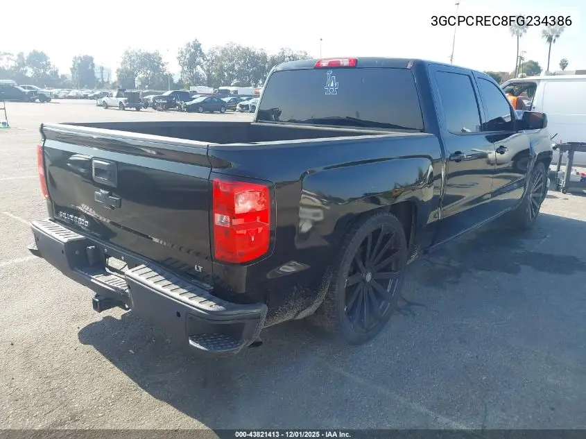 3GCPCREC8FG234386 2015 Chevrolet Silverado 1500 1Lt