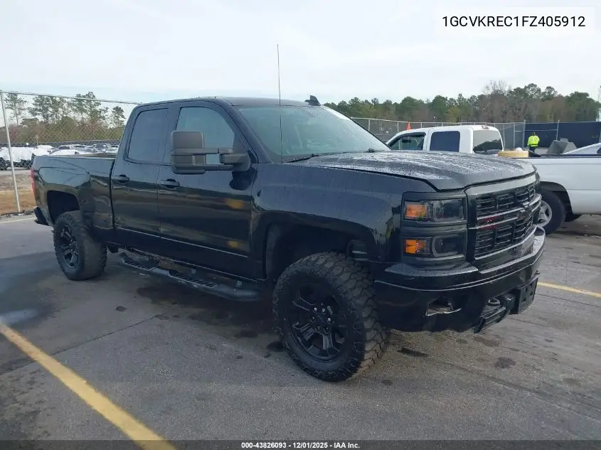 1GCVKREC1FZ405912 2015 Chevrolet Silverado 1500 2Lt